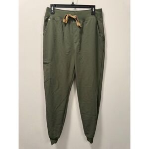 FIGS Technical Collection HW Zamora Jogger Scrub Pants Moss Green L/T PO 6108